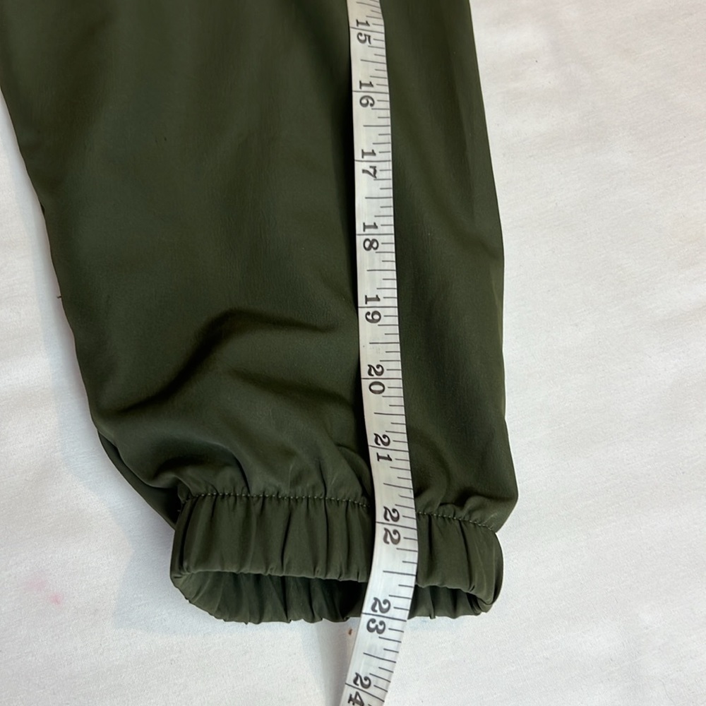 VS PINK Anorak Olive Green Rain Wind Breaker Jacket XS/S Full Zip Hood - Picture 10 of 10